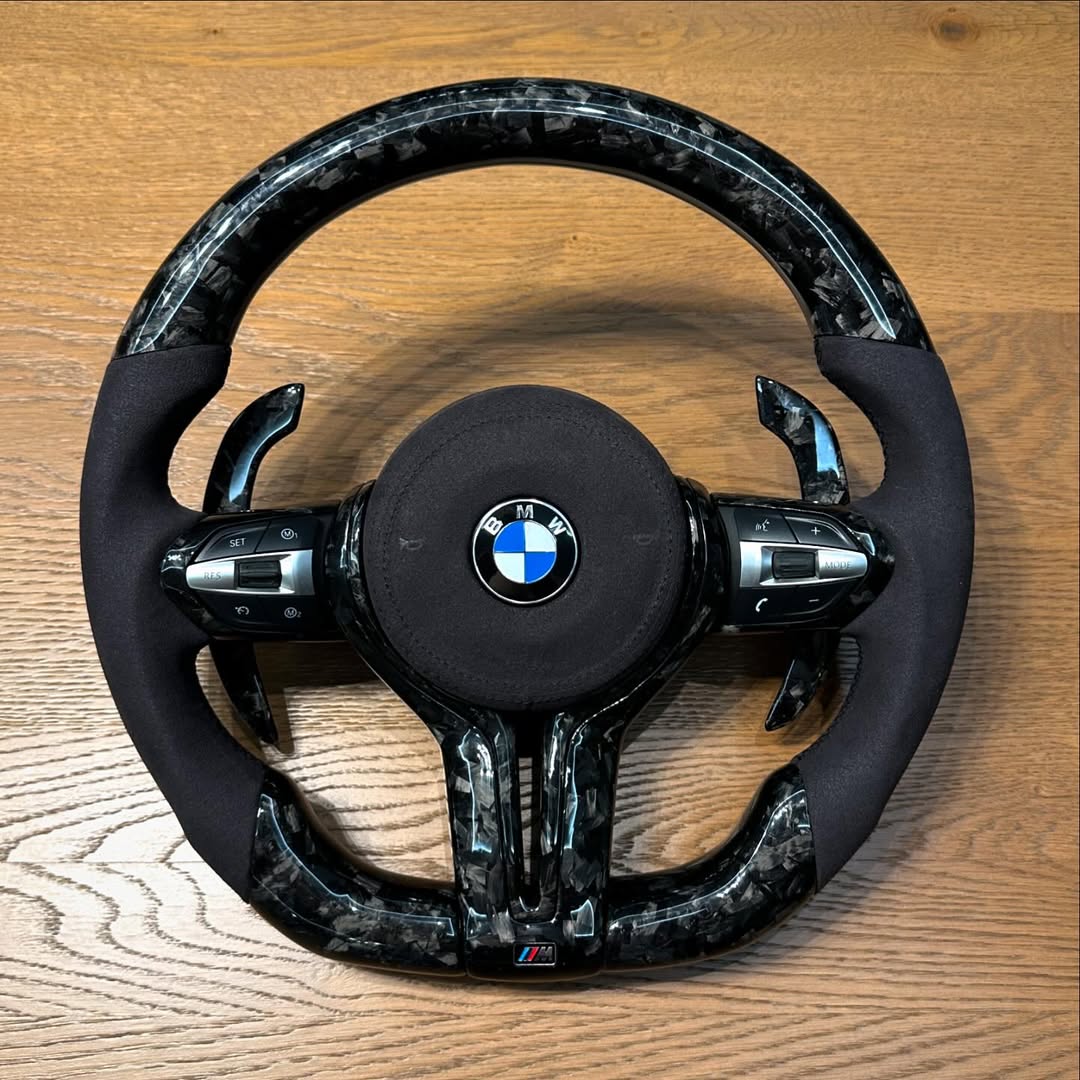 BMW F-Series Alcantara Carbon Fiber Steering Wheel