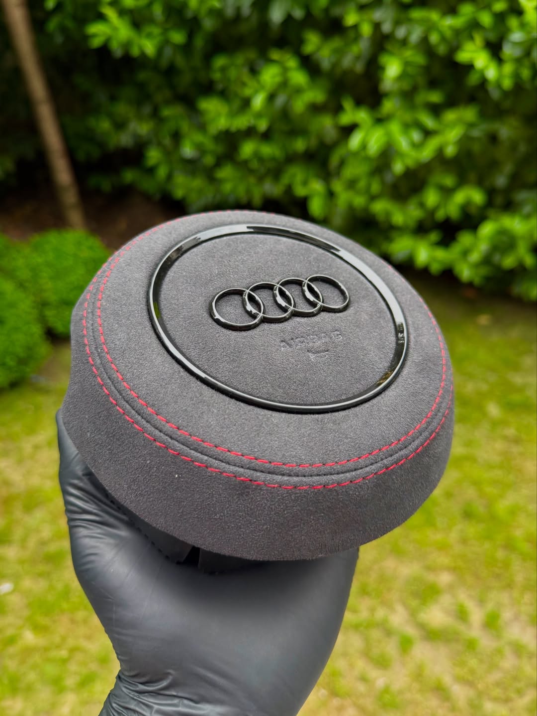 Audi S Line Carbon Fiber Steering Wheel