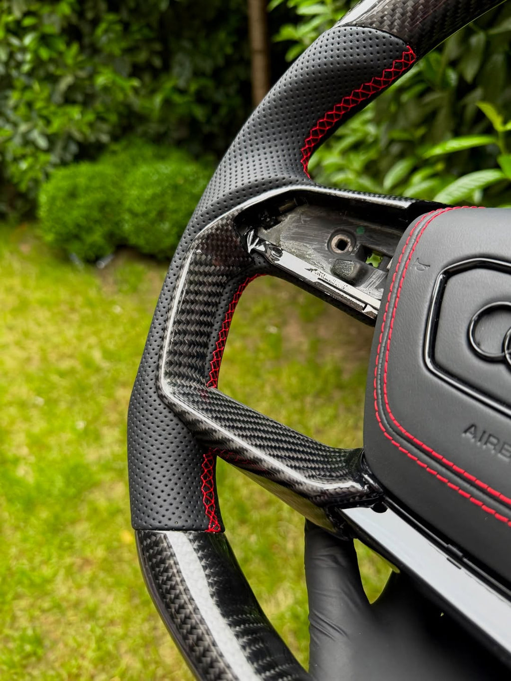 Audi A8 L Carbon Fiber Steering Wheel