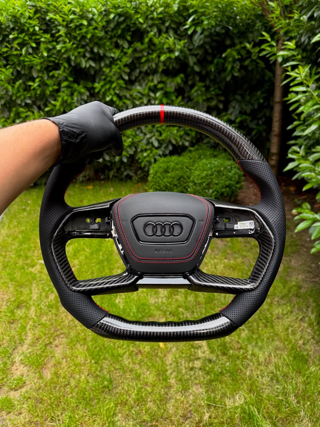 Audi A8 L Carbon Fiber Steering Wheel