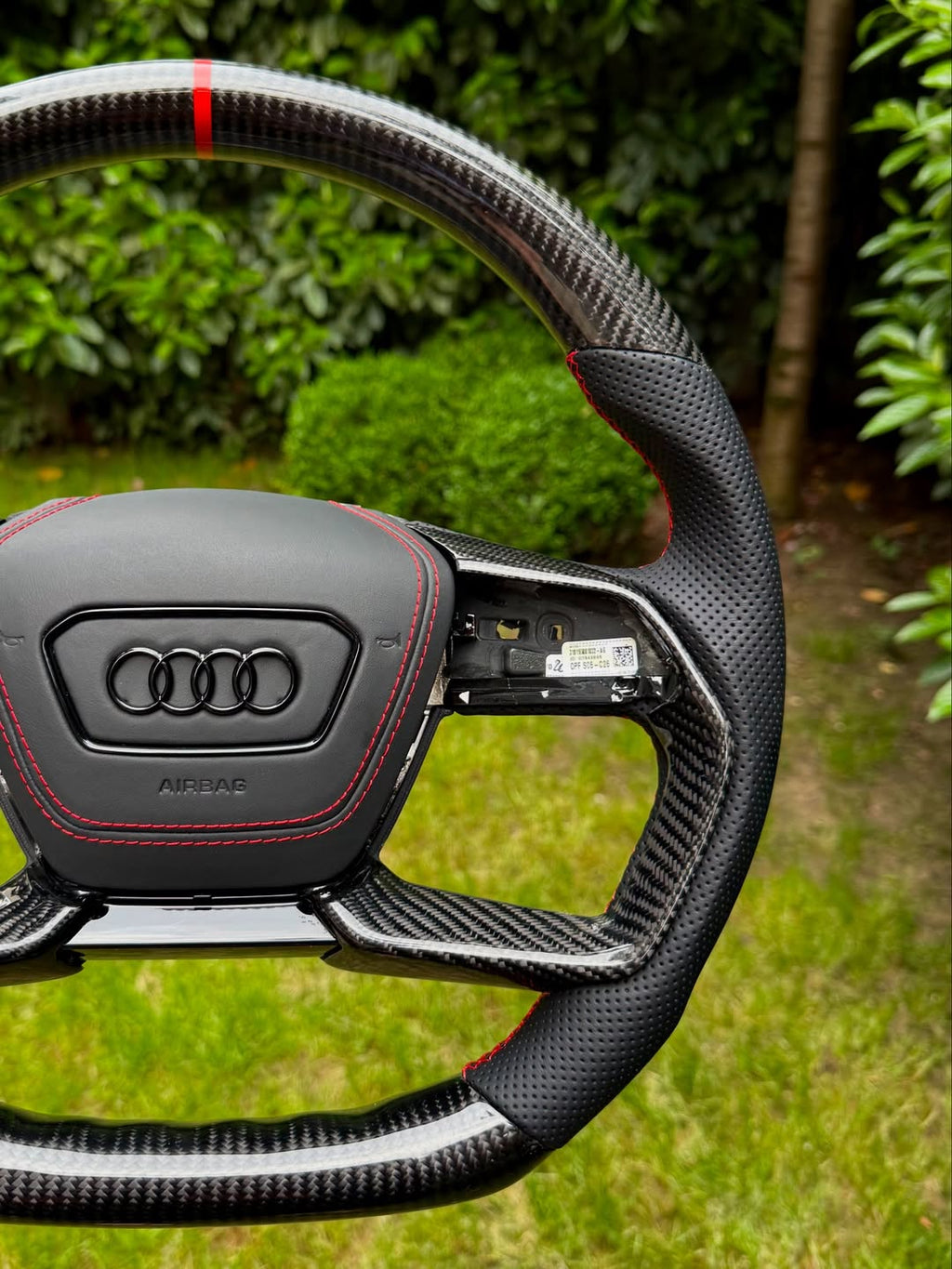 Audi A8 L Carbon Fiber Steering Wheel