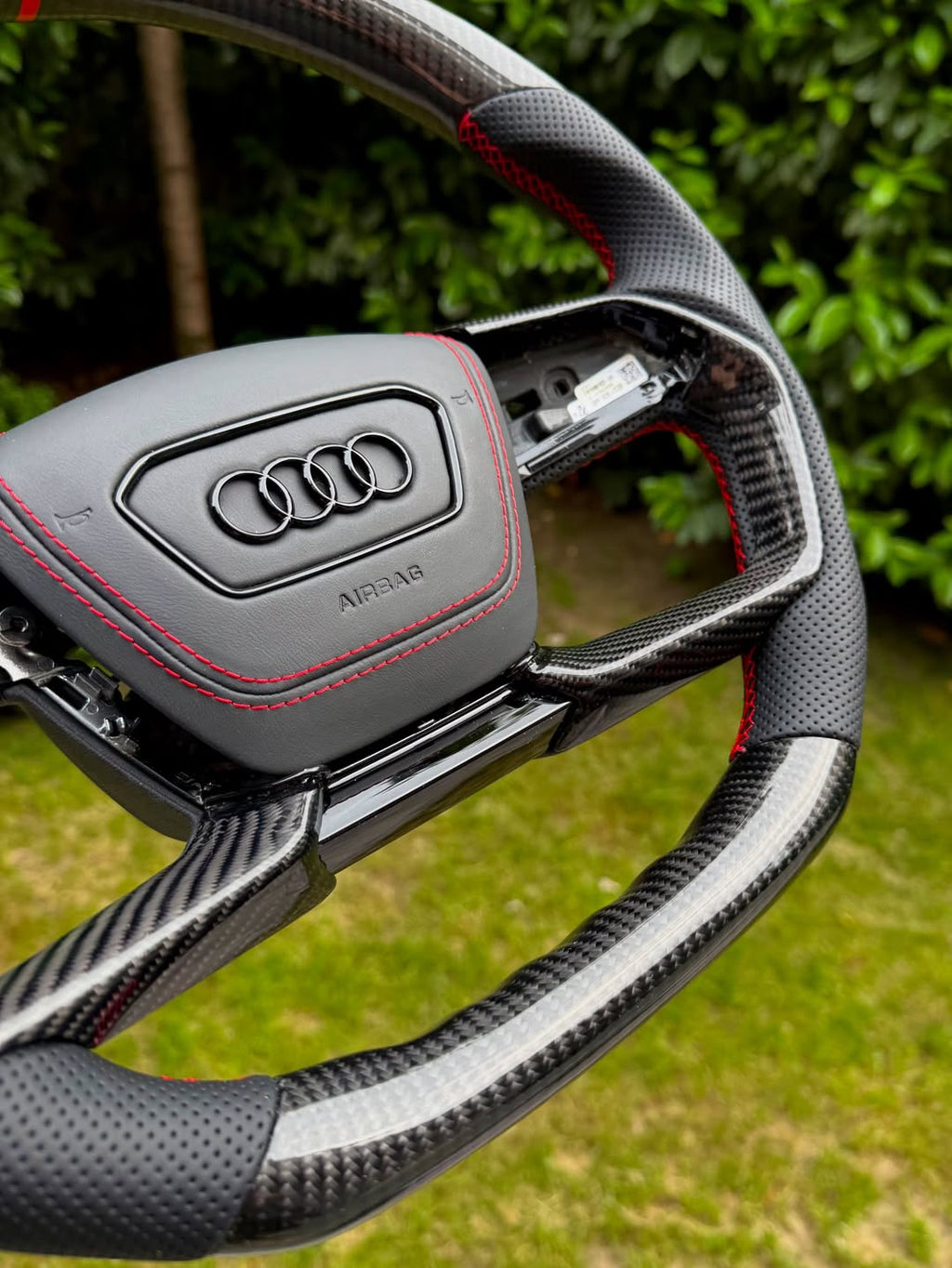 Audi A8 L Carbon Fiber Steering Wheel