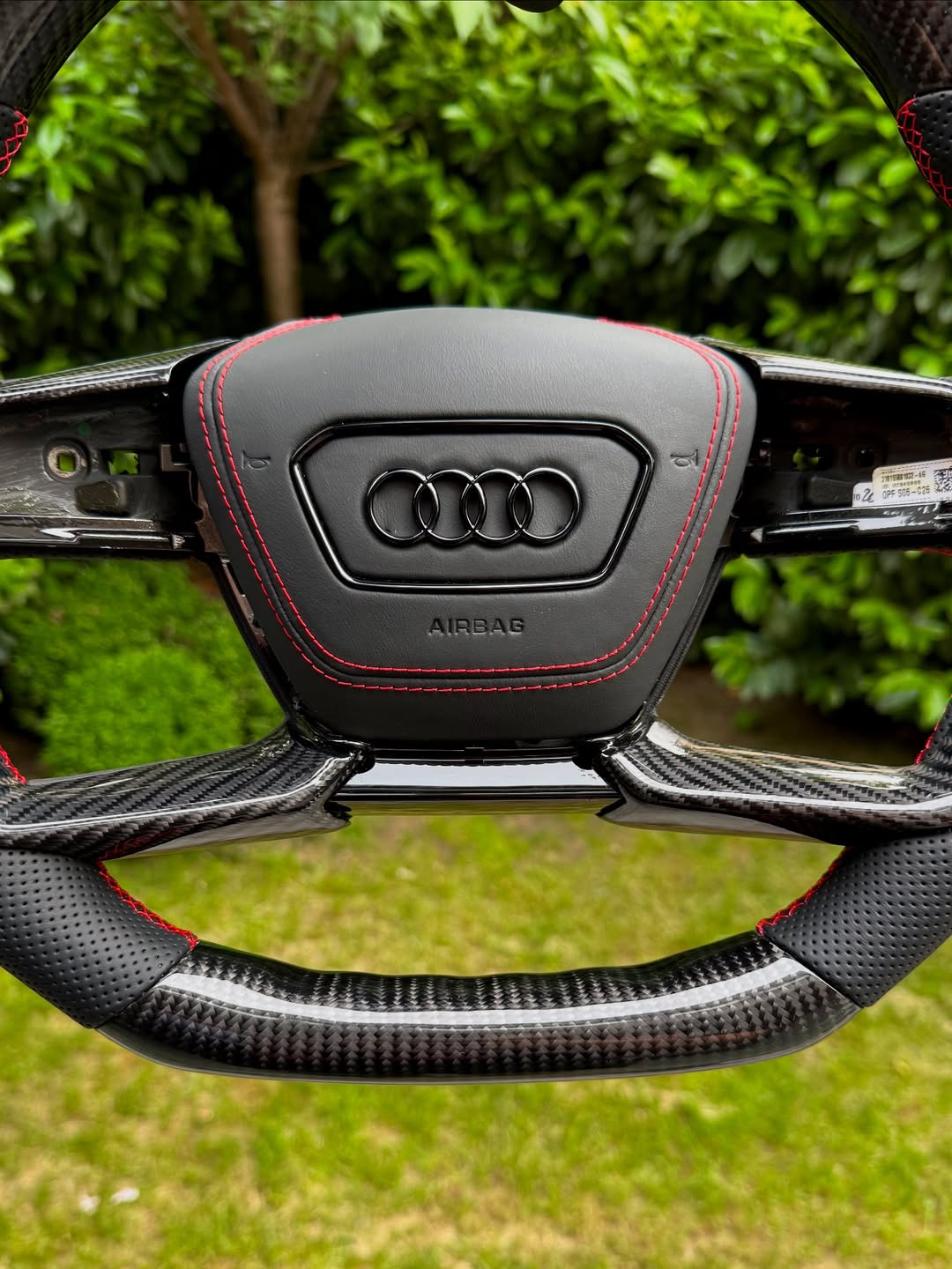 Audi A8 L Carbon Fiber Steering Wheel