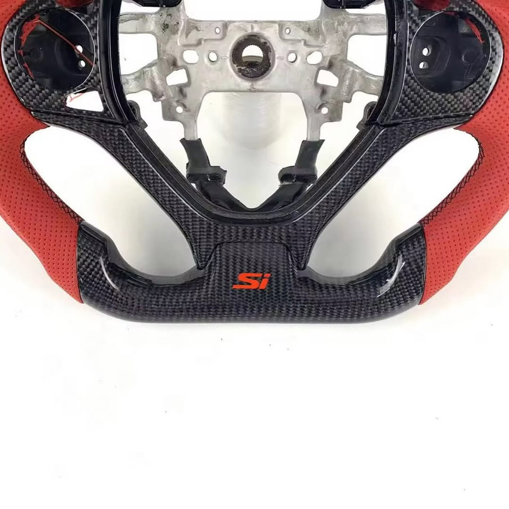 9th Gen Honda Civic LED Display Custom Carbon Fiber Steering Wheel