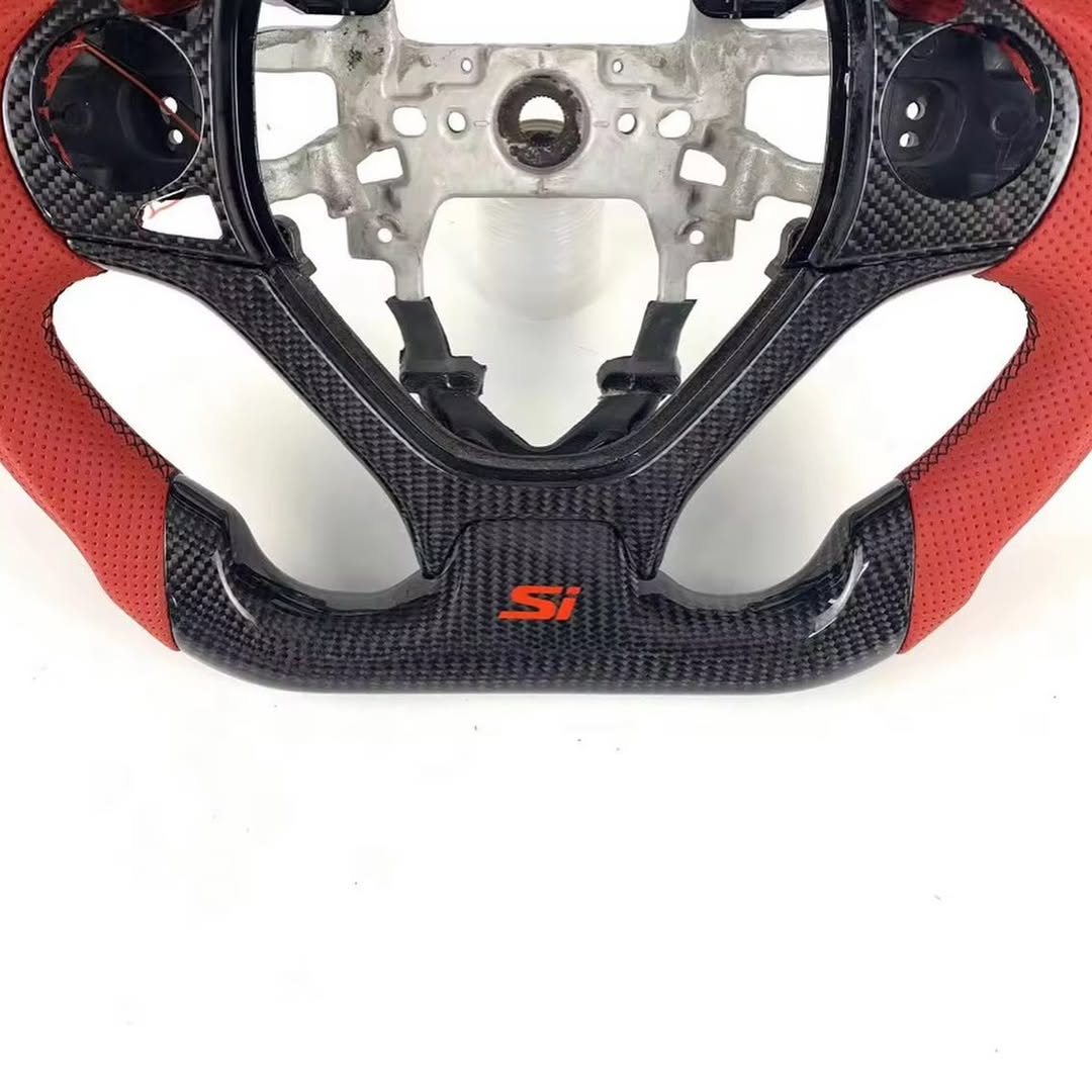 9th Gen Honda Civic LED Display Custom Carbon Fiber Steering Wheel