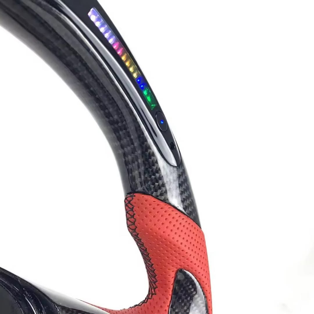 9th Gen Honda Civic LED Display Custom Carbon Fiber Steering Wheel
