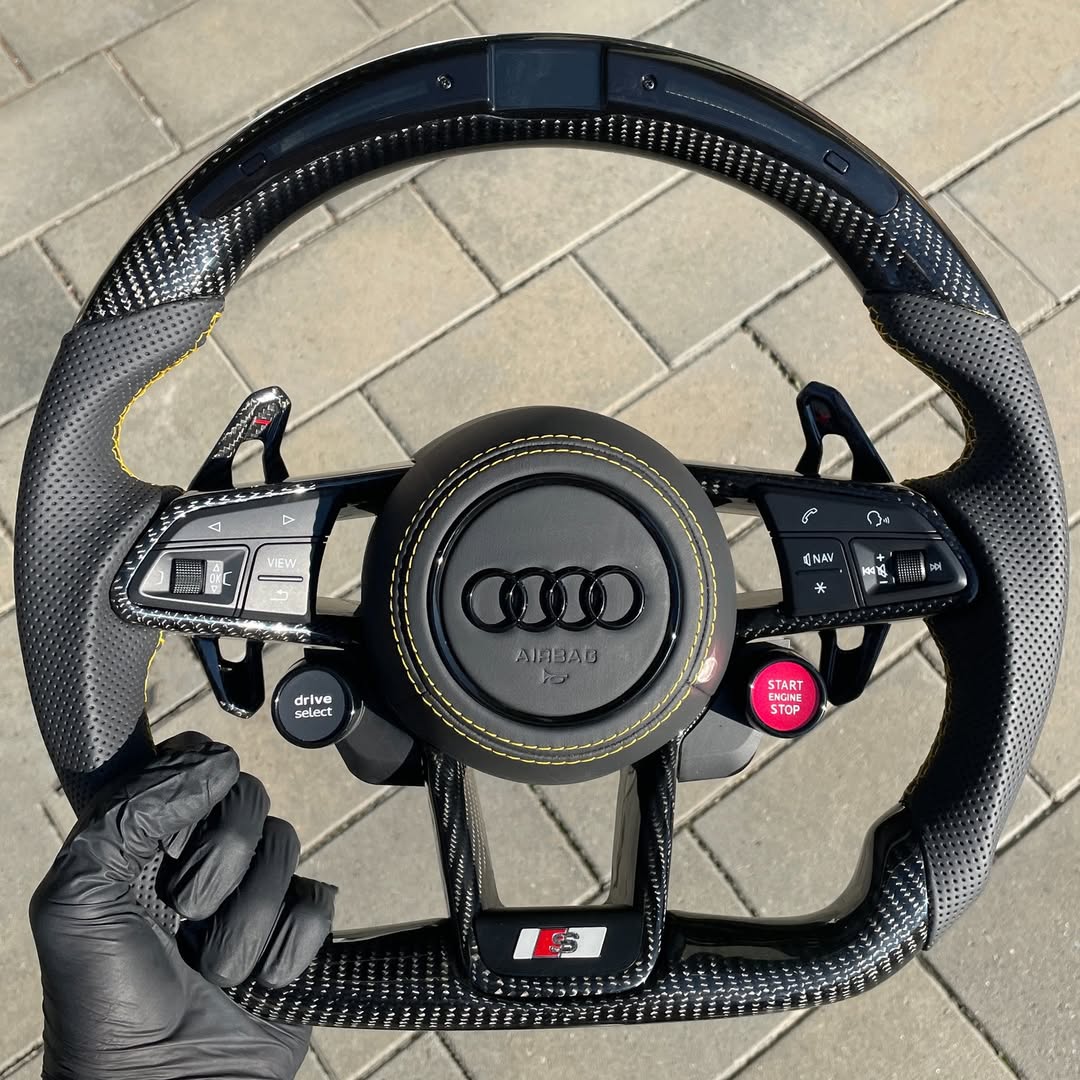 Audi A6 C7 Carbon Fiber Steering Wheel