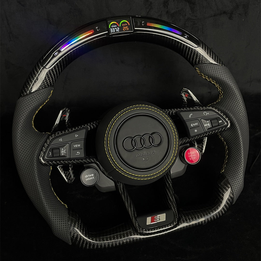 Audi A6 C7 Carbon Fiber Steering Wheel