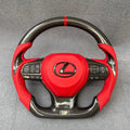 Lexus GS 2016+ Carbon Fiber / Leather Steering Wheel