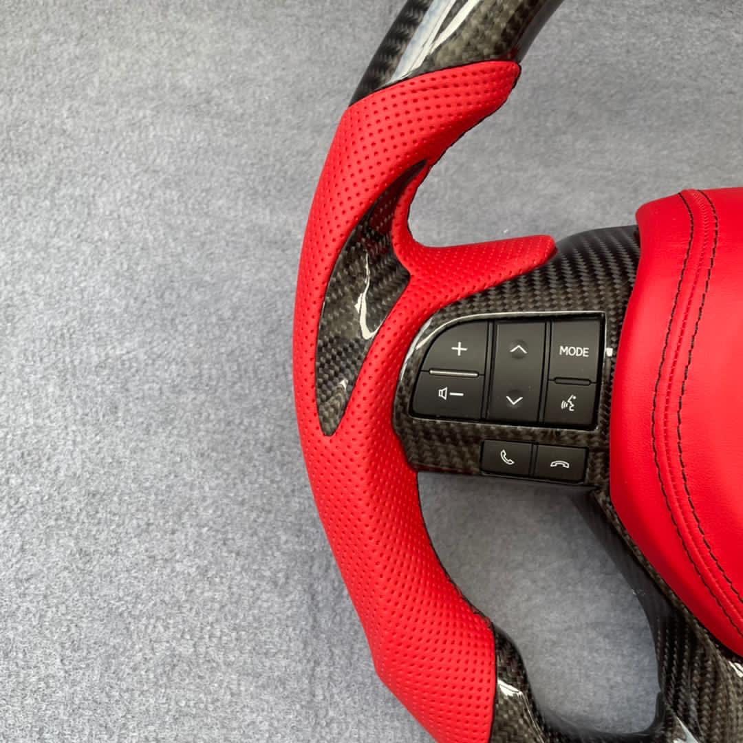 Lexus GS 2016+ Carbon Fiber / Leather Steering Wheel
