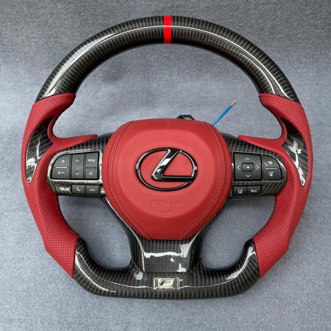 Lexus GS350 2016+ Custom Carbon Fiber Steering Wheel