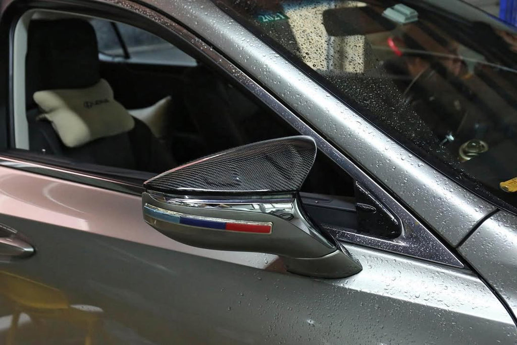 Replacement Carbon Fiber Mirror Covers – Fits Lexus IS (2021+), RC, ES, LS & UX
