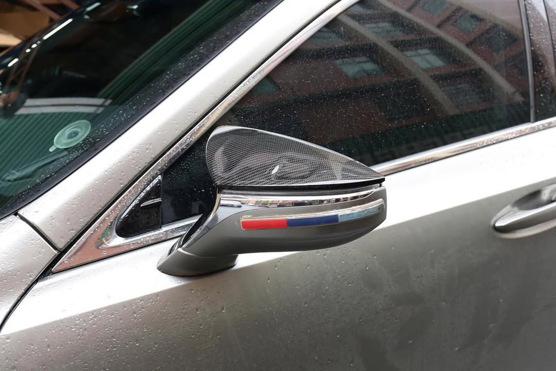 Replacement Carbon Fiber Mirror Covers – Fits Lexus IS (2021+), RC, ES, LS & UX