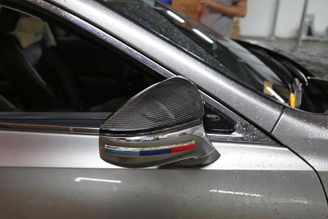 Replacement Carbon Fiber Mirror Covers – Fits Lexus IS (2021+), RC, ES, LS & UX