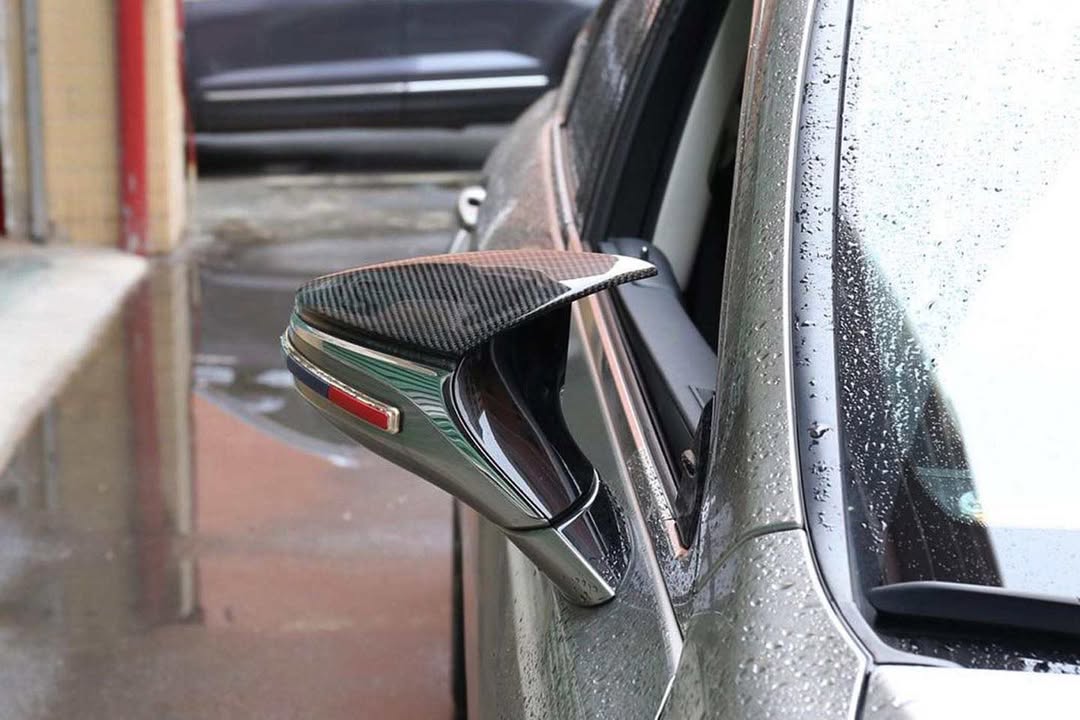 Replacement Carbon Fiber Mirror Covers – Fits Lexus IS (2021+), RC, ES, LS & UX