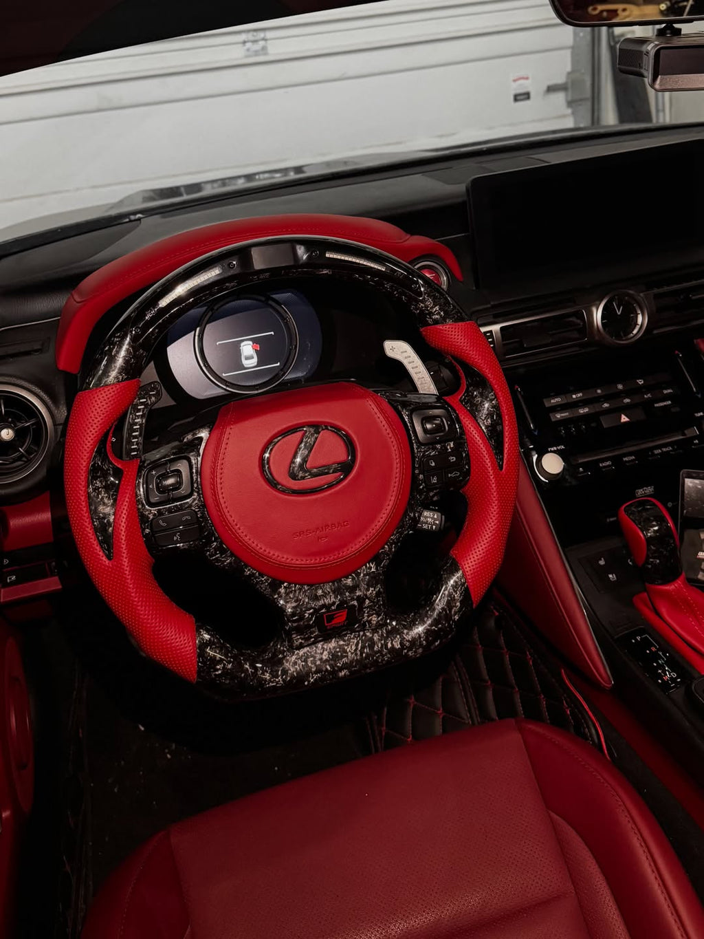 2021–2025 Lexus IS Custom Forged Carbon Fiber Steering Wheel