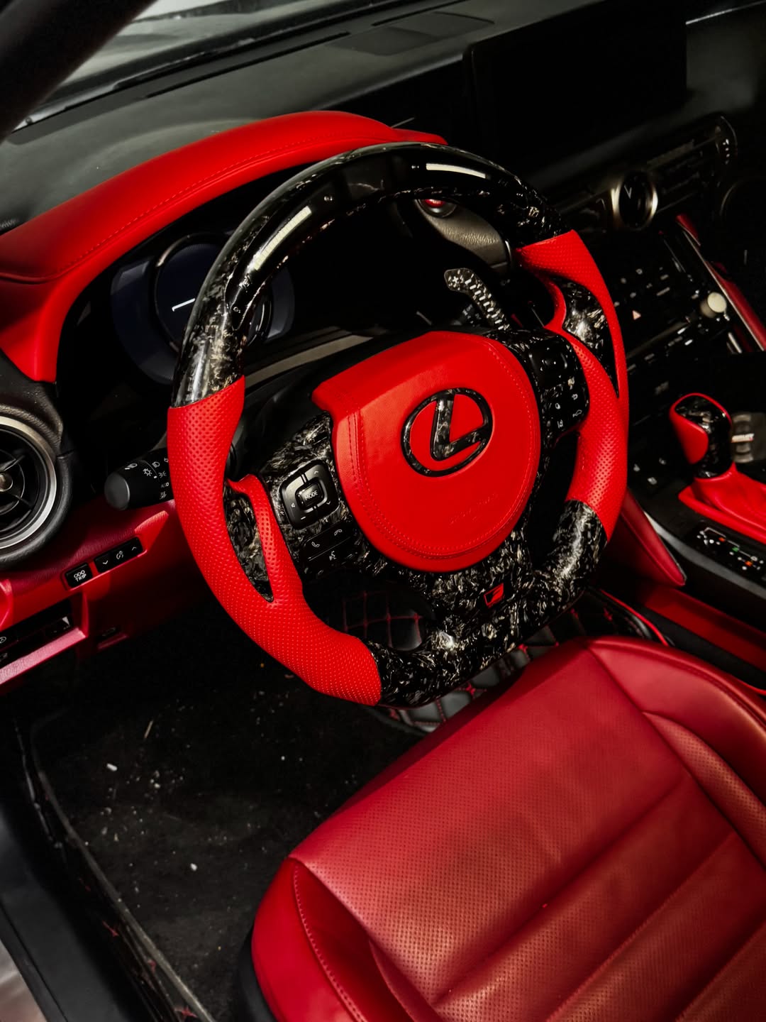 2021–2025 Lexus IS Custom Forged Carbon Fiber Steering Wheel