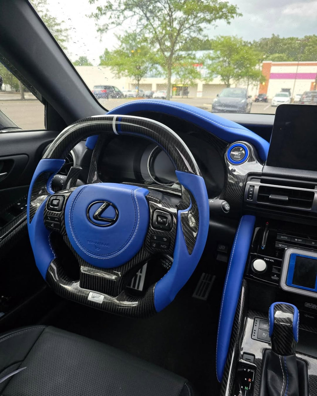 Lexus IS350 Custom Carbon Fiber LED Steering Wheel – Premium OEM+ Upgrade
