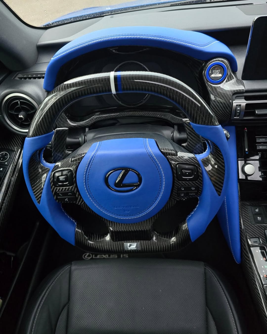 Lexus IS350 Custom Carbon Fiber LED Steering Wheel – Premium OEM+ Upgrade