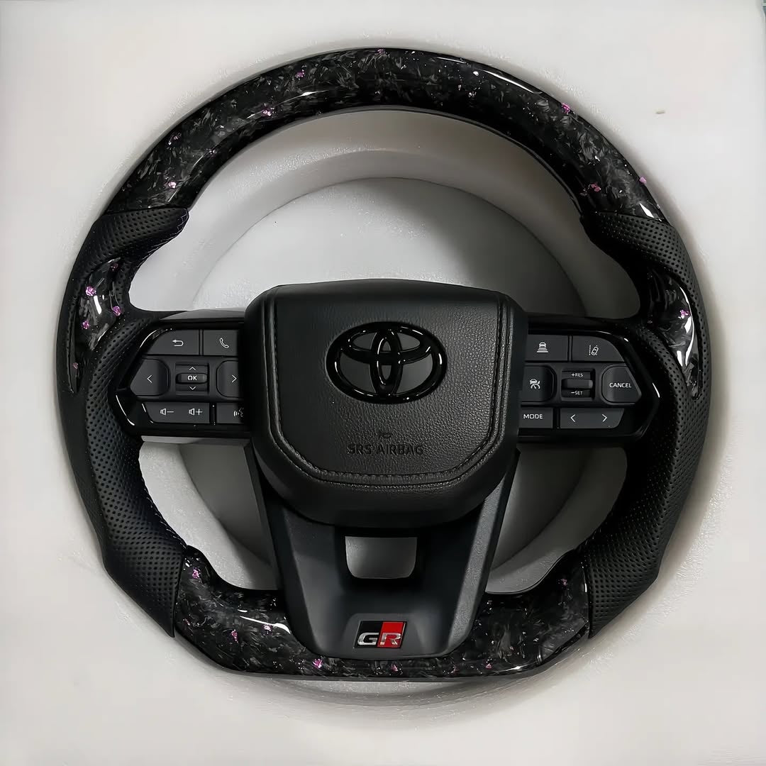 Toyota Land Cruiser 300 (LC300) Custom Carbon Fiber Steering Wheel – Premium OEM+ Upgrade