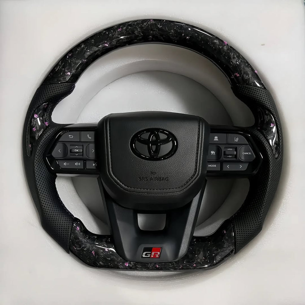 Toyota Land Cruiser 300 (LC300) Custom Carbon Fiber Steering Wheel – Premium OEM+ Upgrade