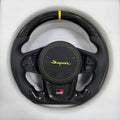 Toyota GR Supra Custom Carbon Fiber Steering Wheel – Black Forged Carbon Edition